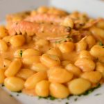 Gnocchi alla crema di scampi