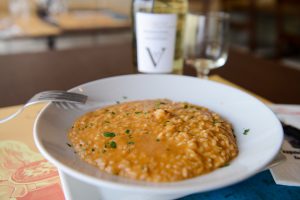 Risotto alla crema di scampi