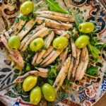 Alici Marinate al Limone con Olive verdi